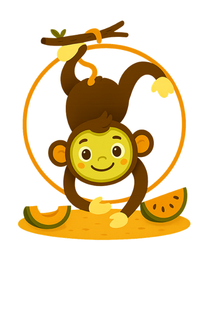Junior kinder melon monkey